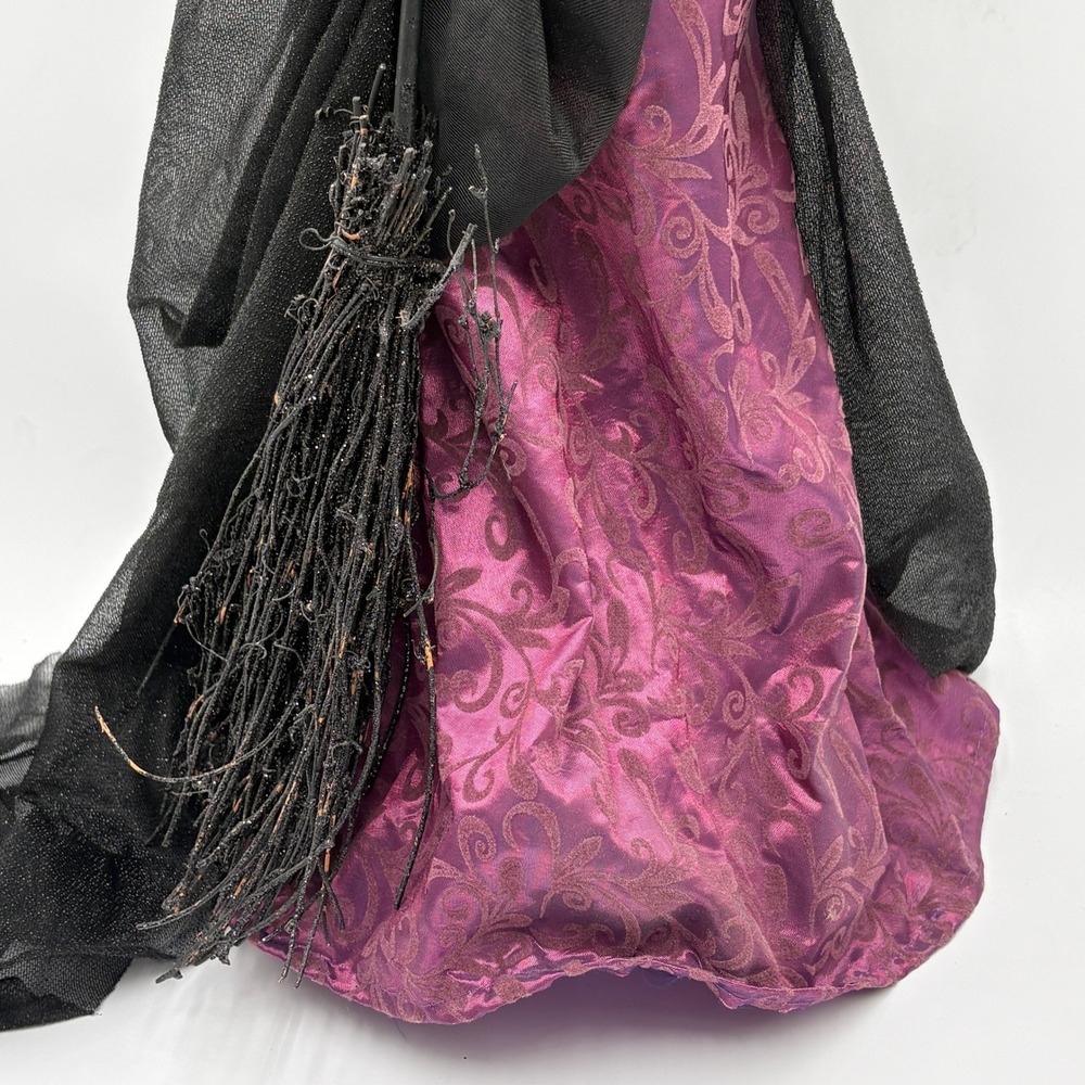 Wicked Websters Gothic Witch Halloween‎ Decor Statement Piece Broom 26in - Picture 6 of 10